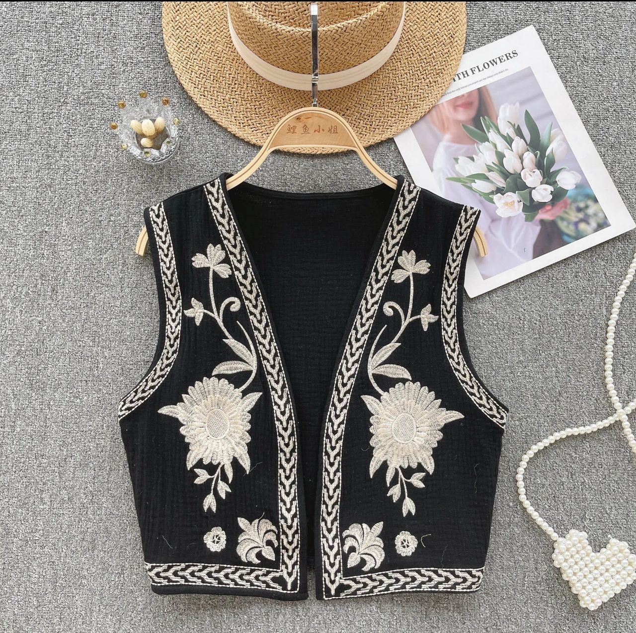 Sarai Statement Vest Top - Image 3