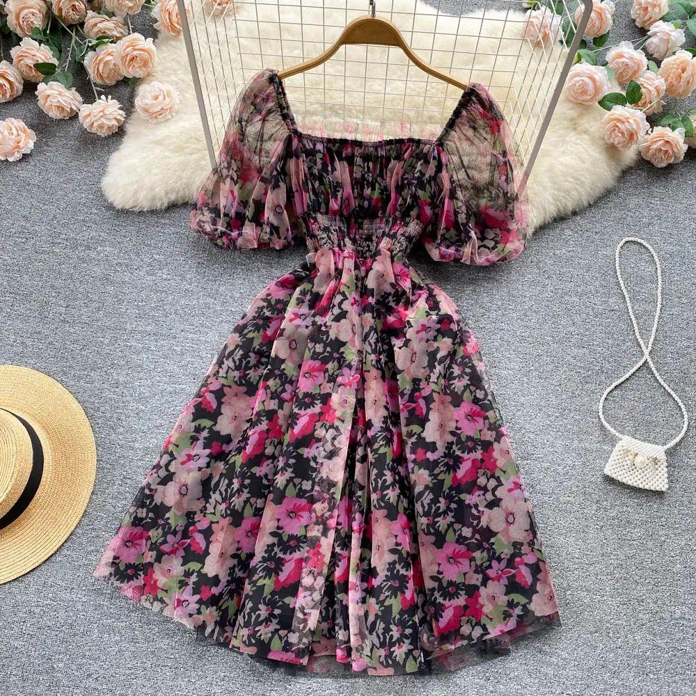 Sasha Floral Dress In Multicolor - Image 3