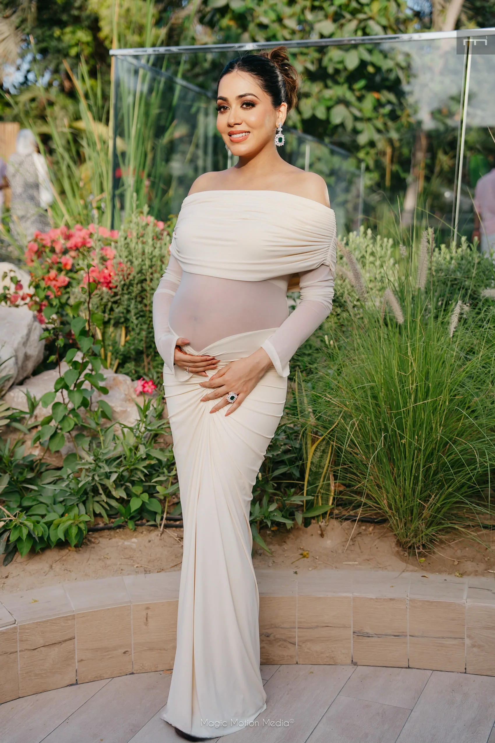 Saya Luxe Bodycon Maxi Dress - Image 11