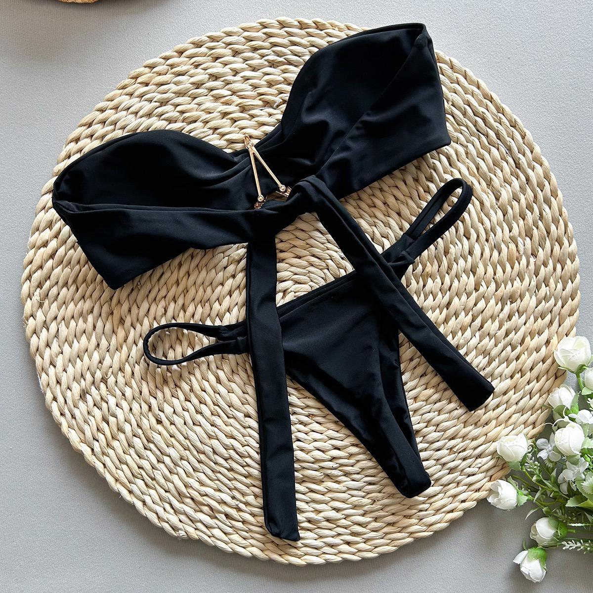 Sea Summer Bikini In Black - Image 3