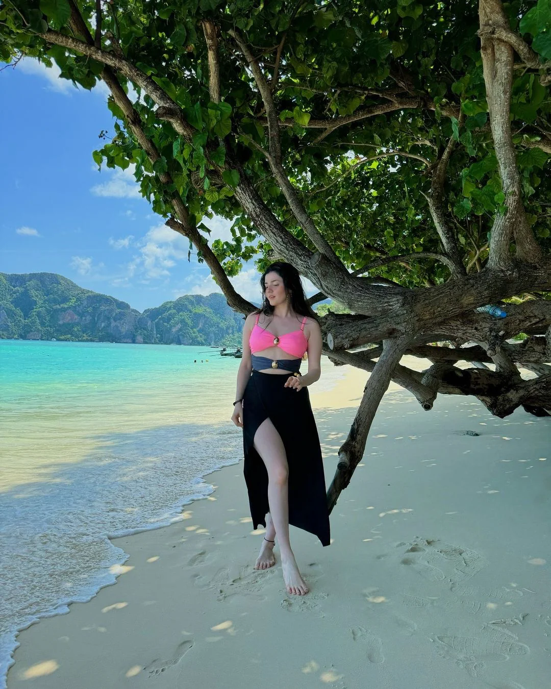 Serbia One Pc Swimsuit with Skirt - Image 4