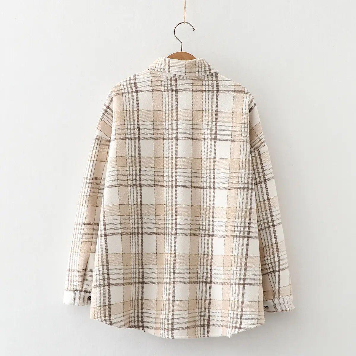 Serenity Fleece-Lined Plaid Shacket - Image 6