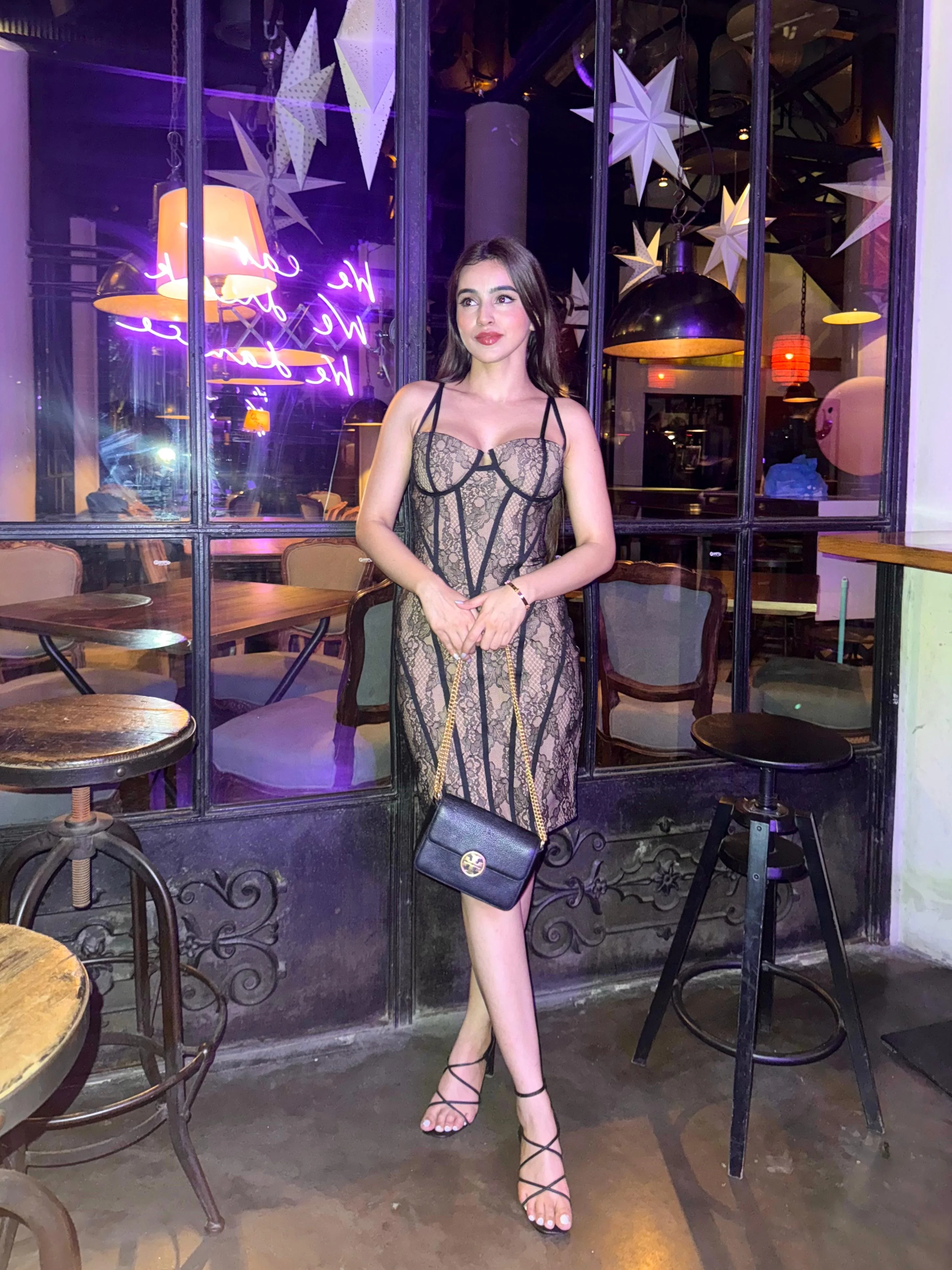 Serina Luxe Bandage Midi Dress