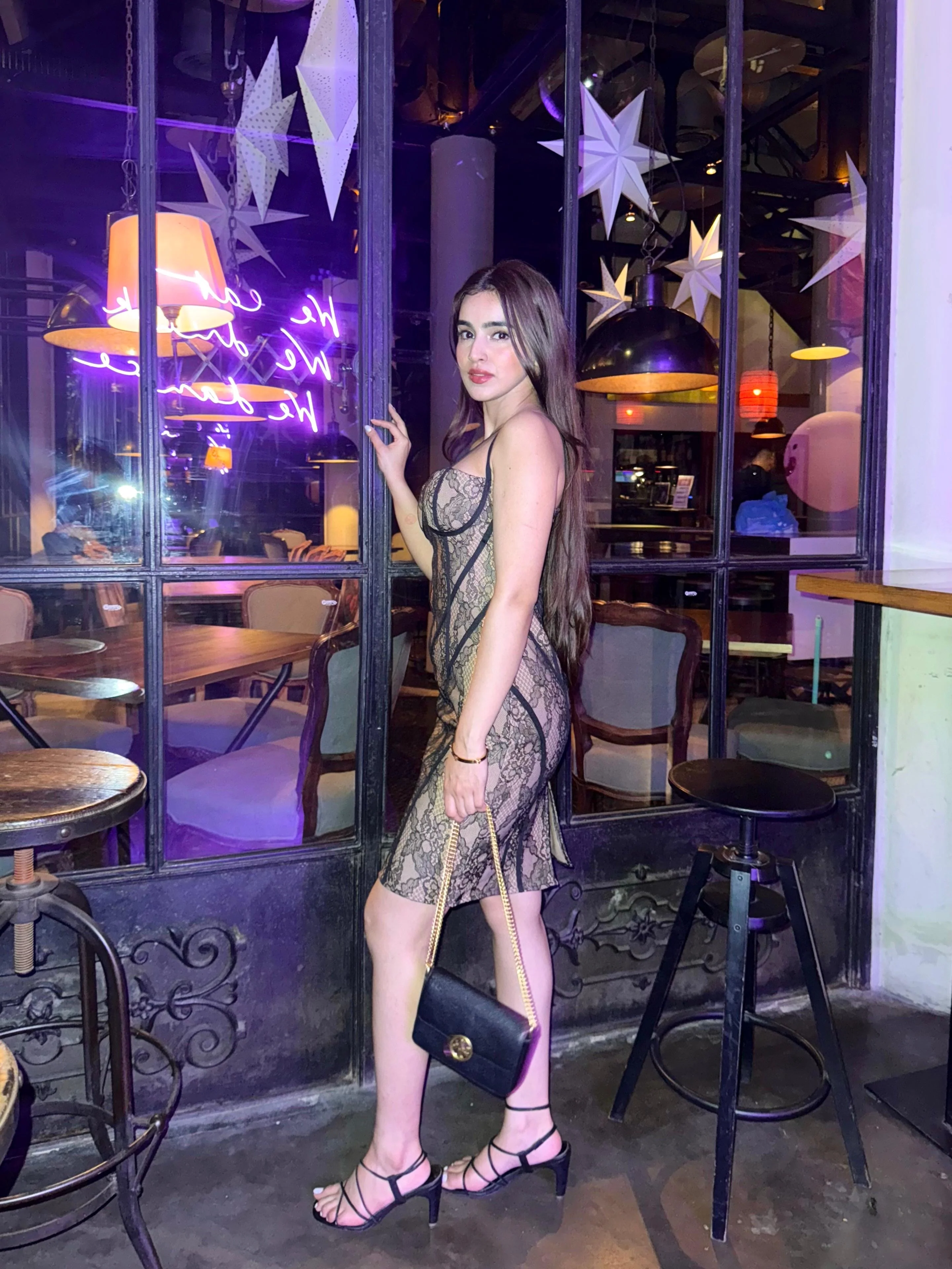 Serina Luxe Bandage Midi Dress - Image 2