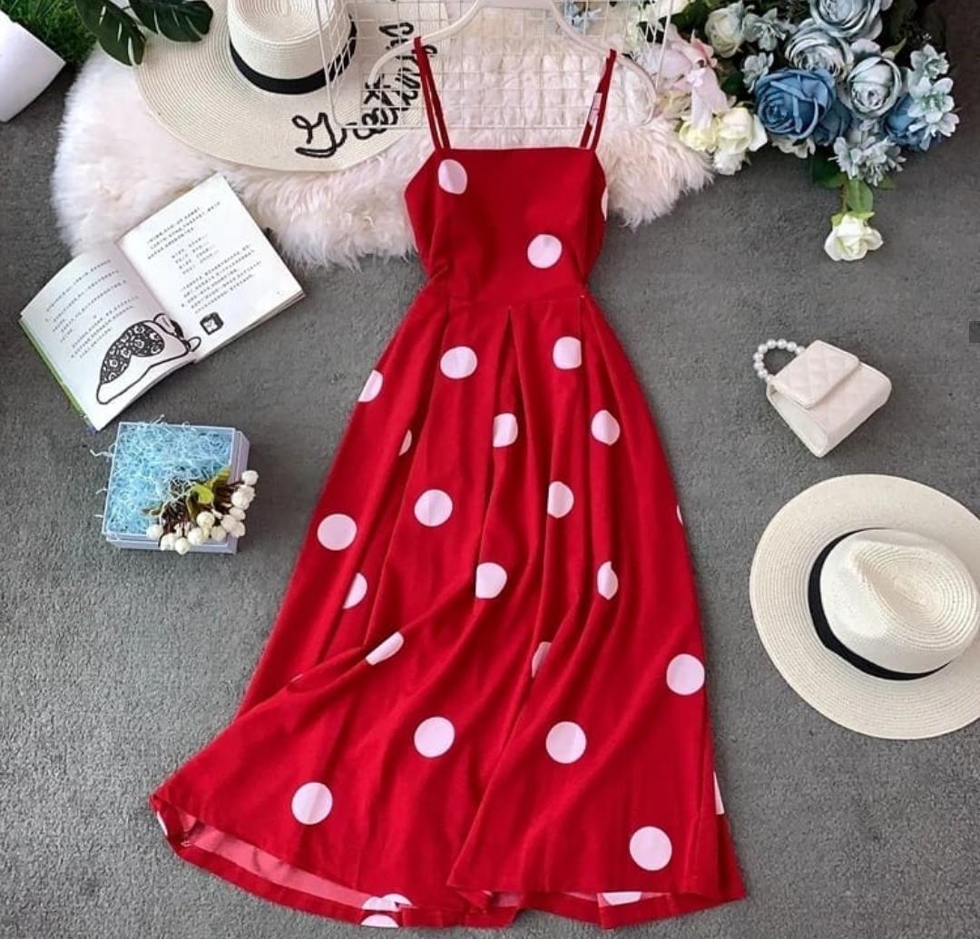 Sesta Polka Midi Dress - Image 3