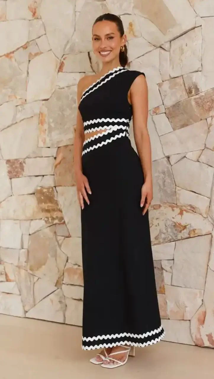 Sirina Statement Oneshoulder Summer Dress