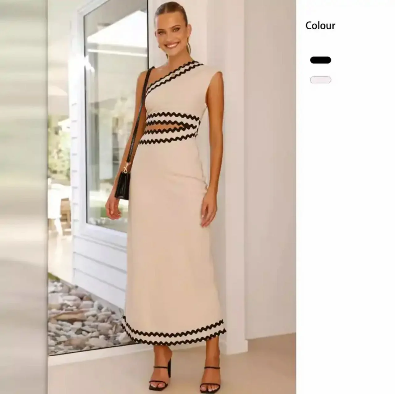 Sirina Statement Oneshoulder Summer Dress - Image 2