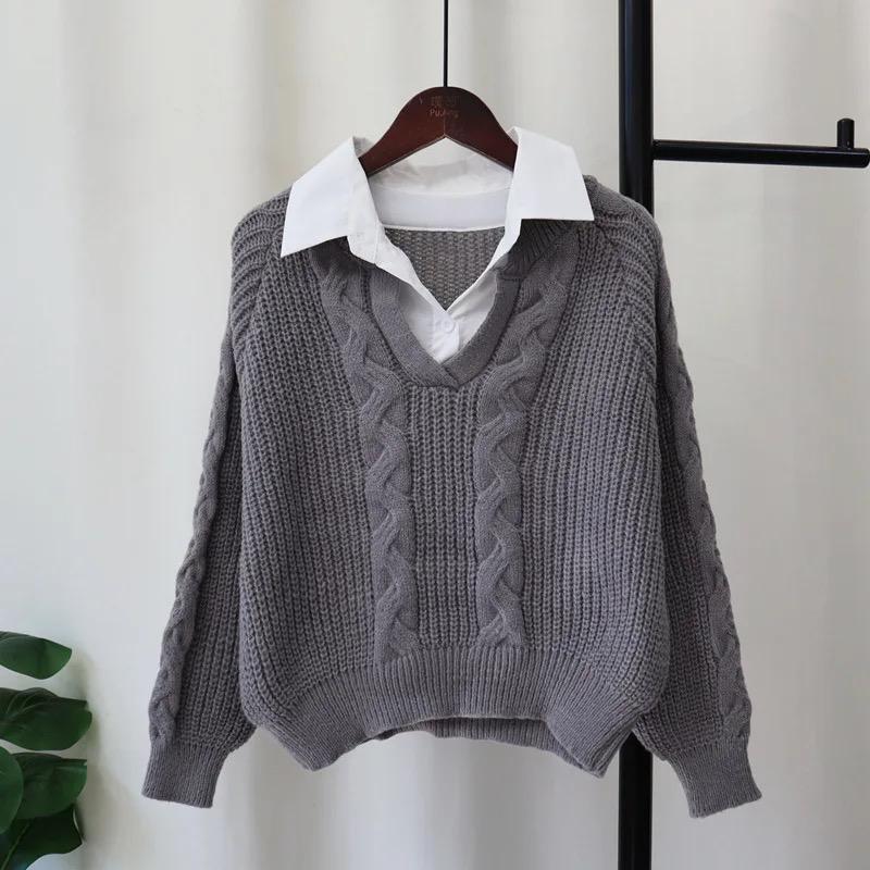 Siya Statement Tops with Attached Sweater - Image 3