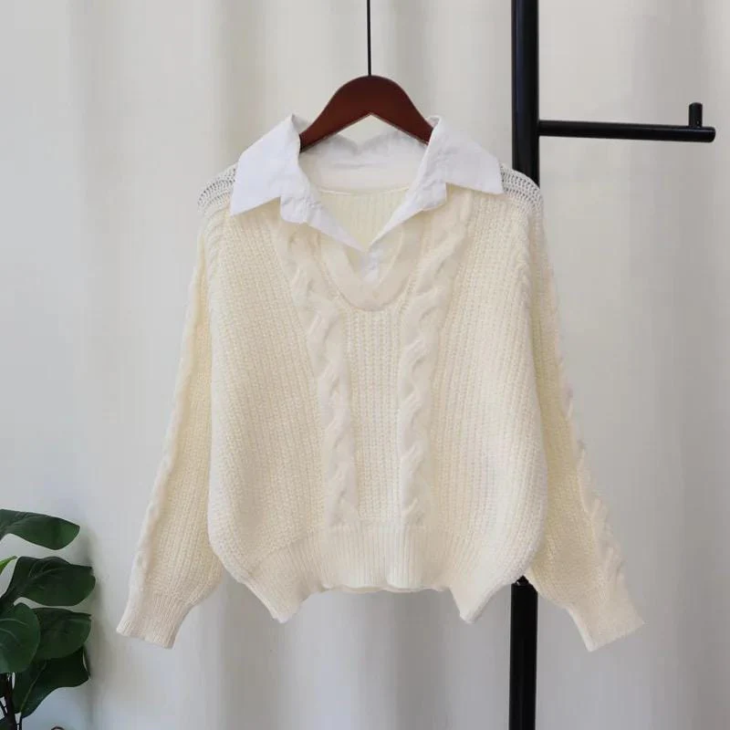 Siya Statement Tops with Attached Sweater - Image 4