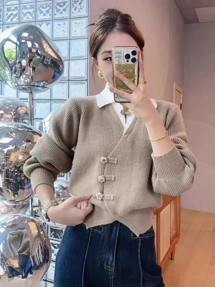 Sofia Statement Tops with Attached Sweater - Image 3