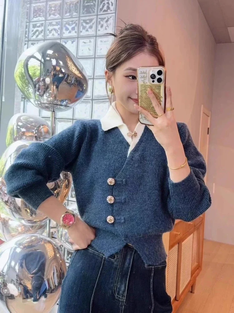 Sofia Statement Tops with Attached Sweater - Image 5