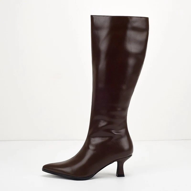 Solia Knee High Pointed Boots - Image 5