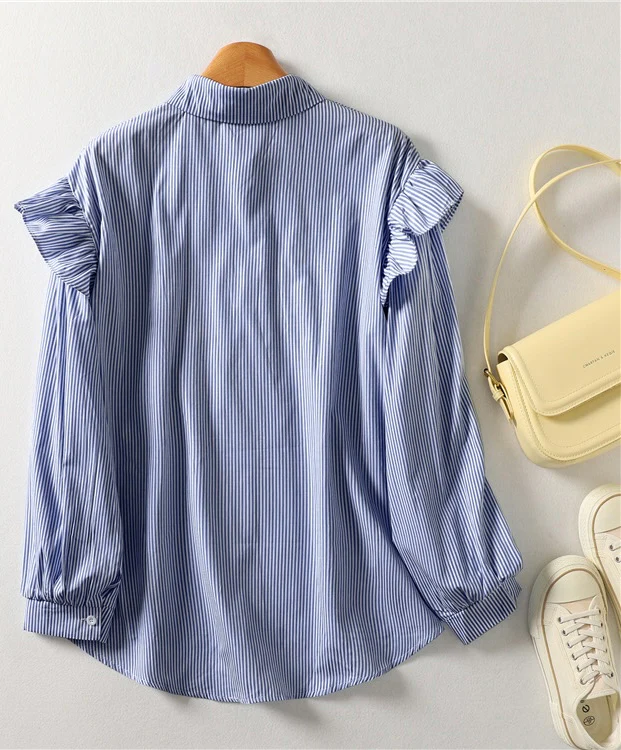 Solly Statement Floral Shirt In Blue - Image 2