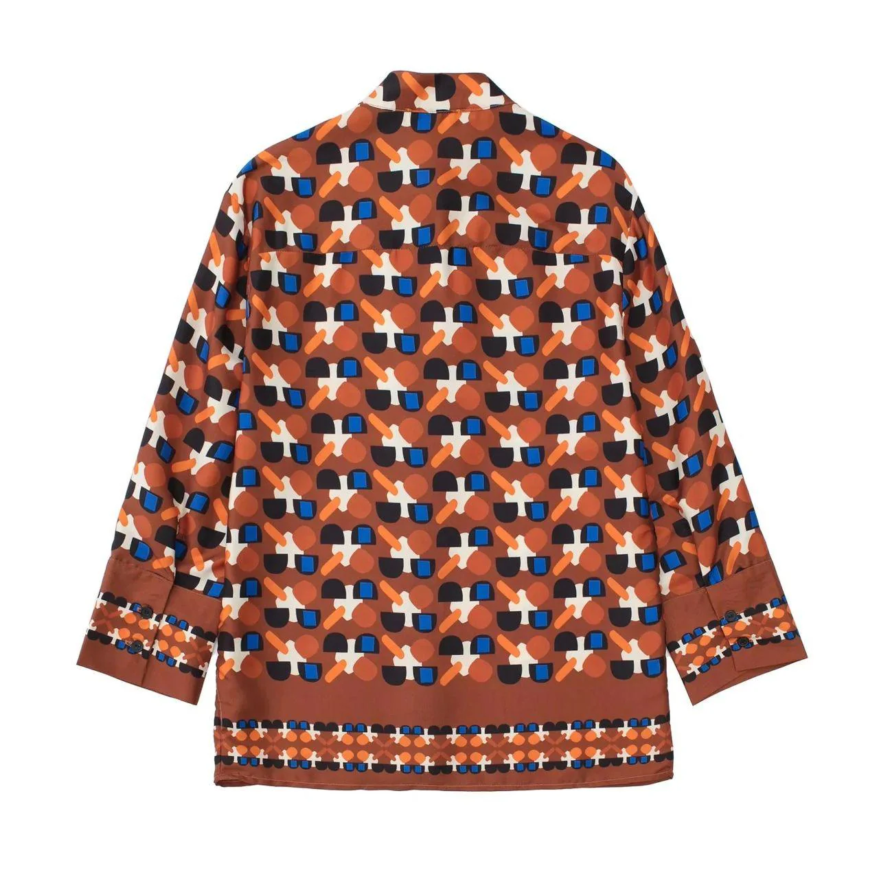 Sonechka Abstract Coord Set In Brown - Image 3
