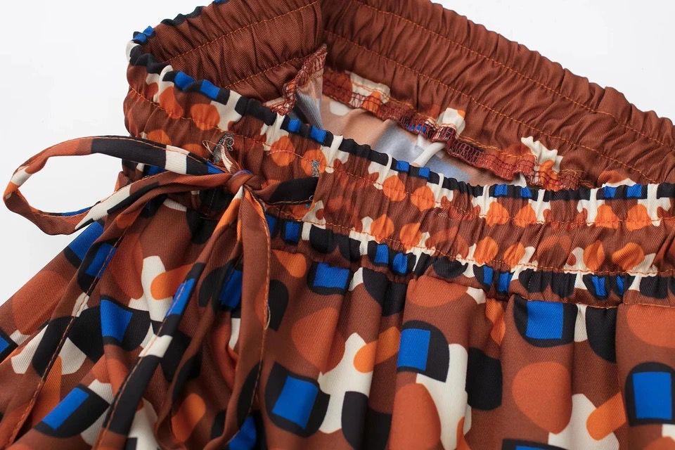 Sonechka Abstract Coord Set In Brown - Image 4