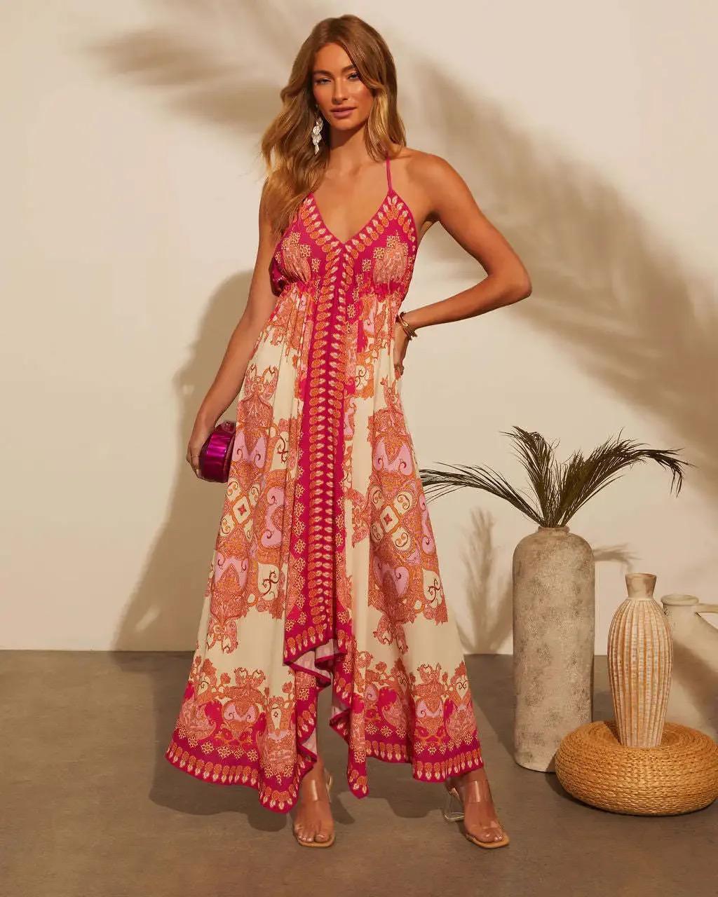 Soraya Summer Holiday Maxi Dress - Image 3