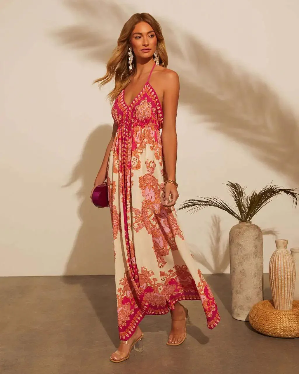 Soraya Summer Holiday Maxi Dress - Image 4