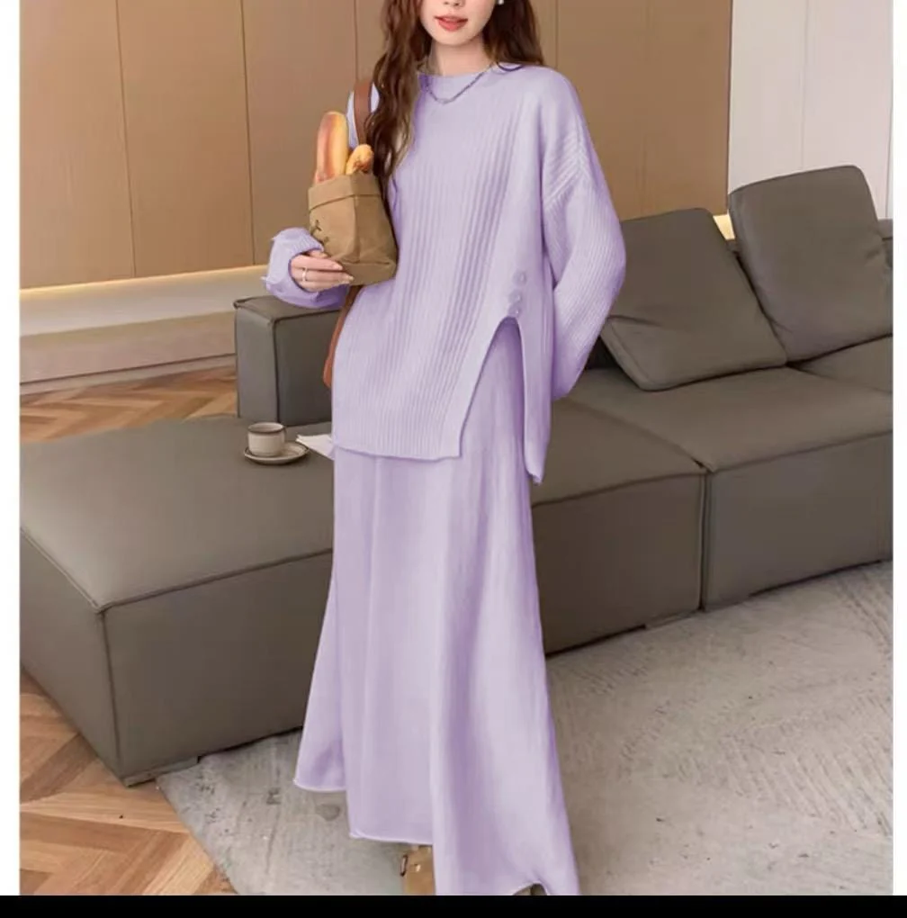 Sorella Winter Coord Set - Set Of Skirt And Sweater - Image 2