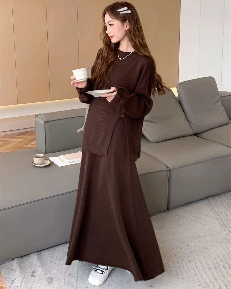 Sorella Winter Coord Set - Set Of Skirt And Sweater - Image 3