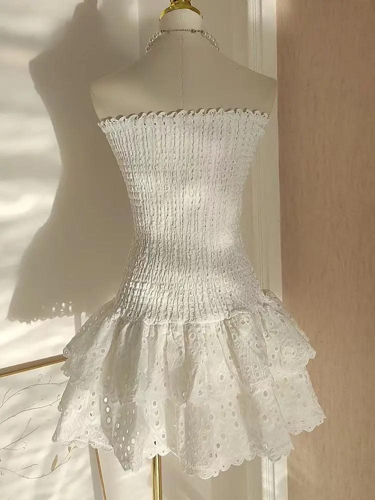 Sorrento Luxe Summer Dress in White - Image 4