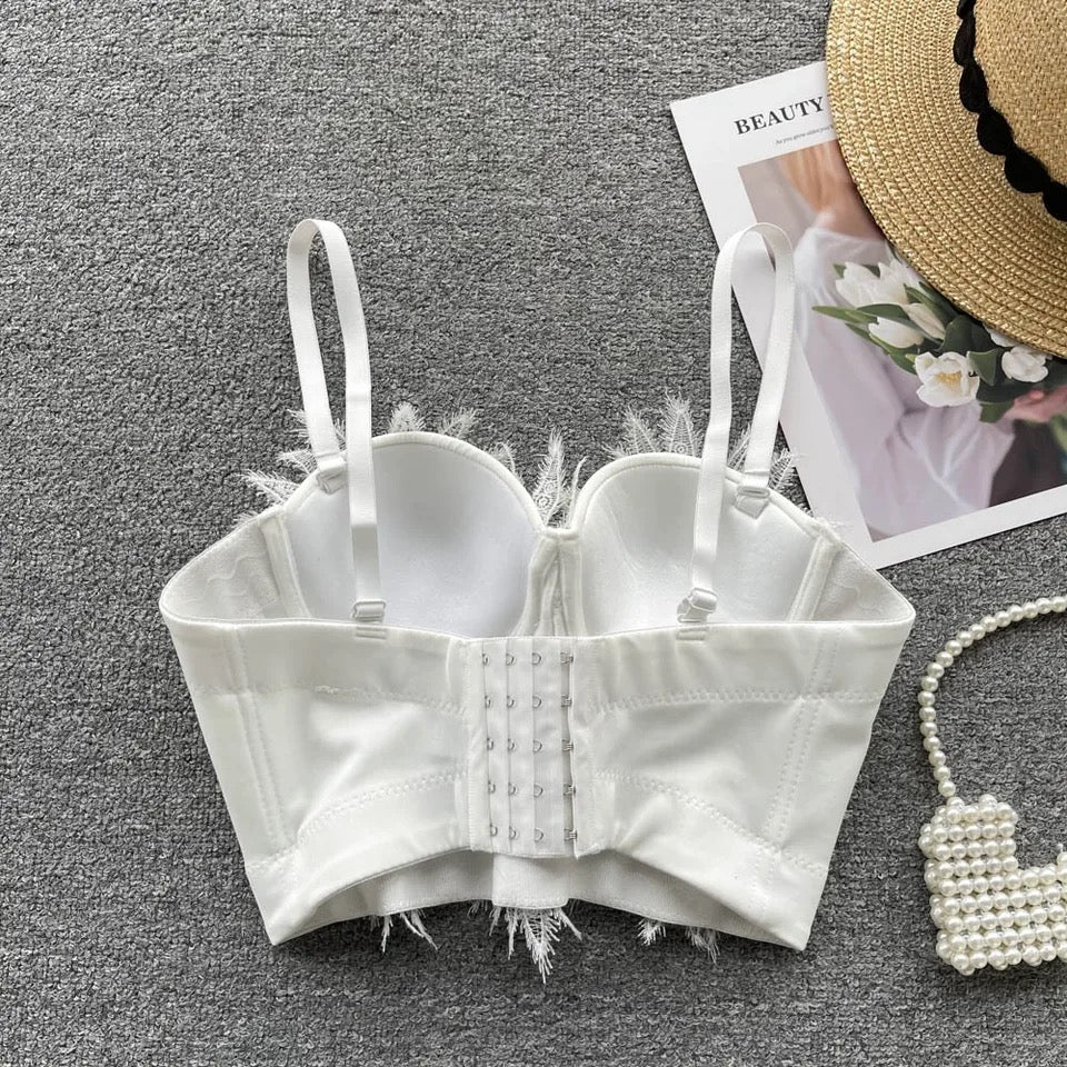 Steeve Pearl Detail Statement Top - Image 4