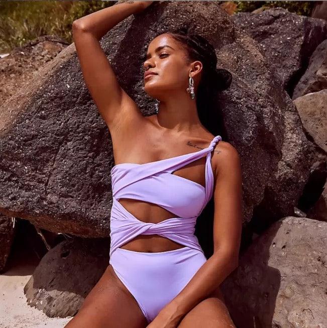 Sula Lilac One Piece Swimsuit - Image 3