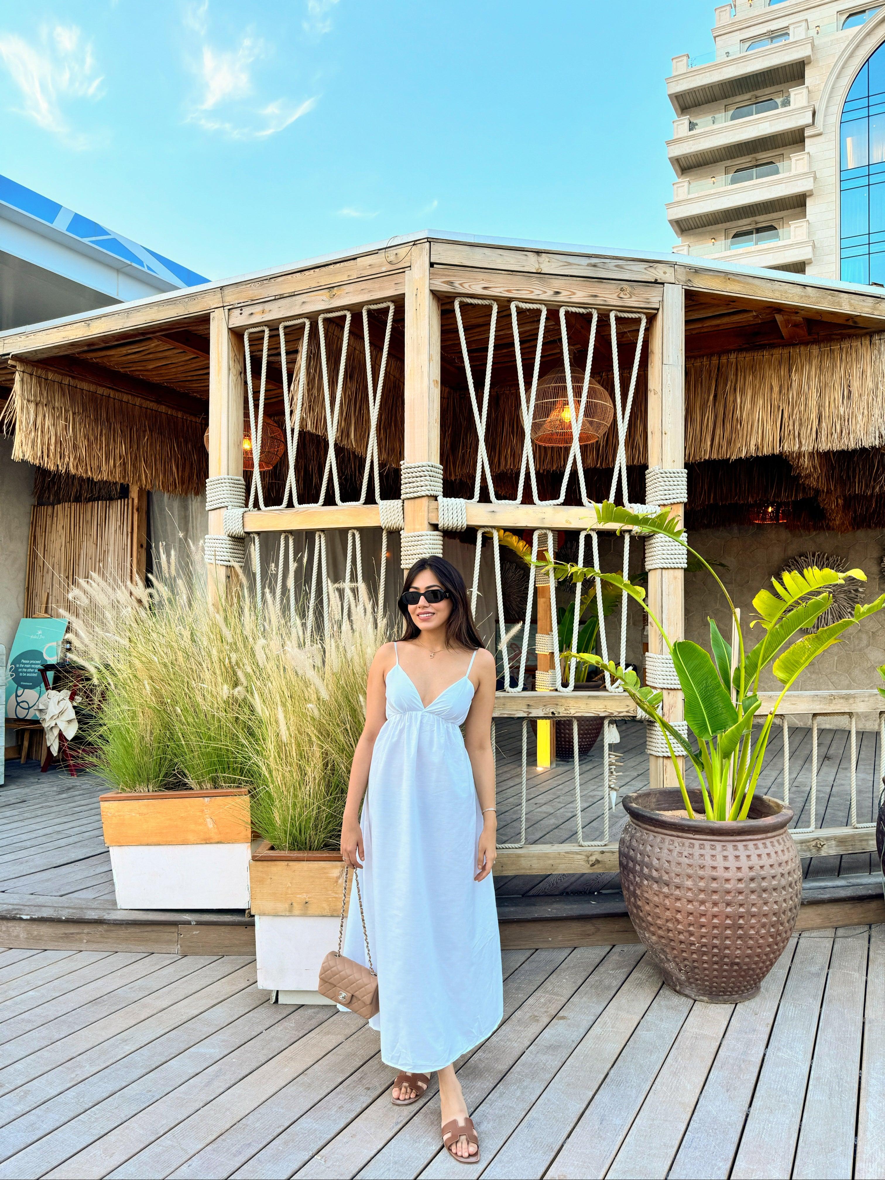 Summer Dream Maxi Dress in White - Image 3