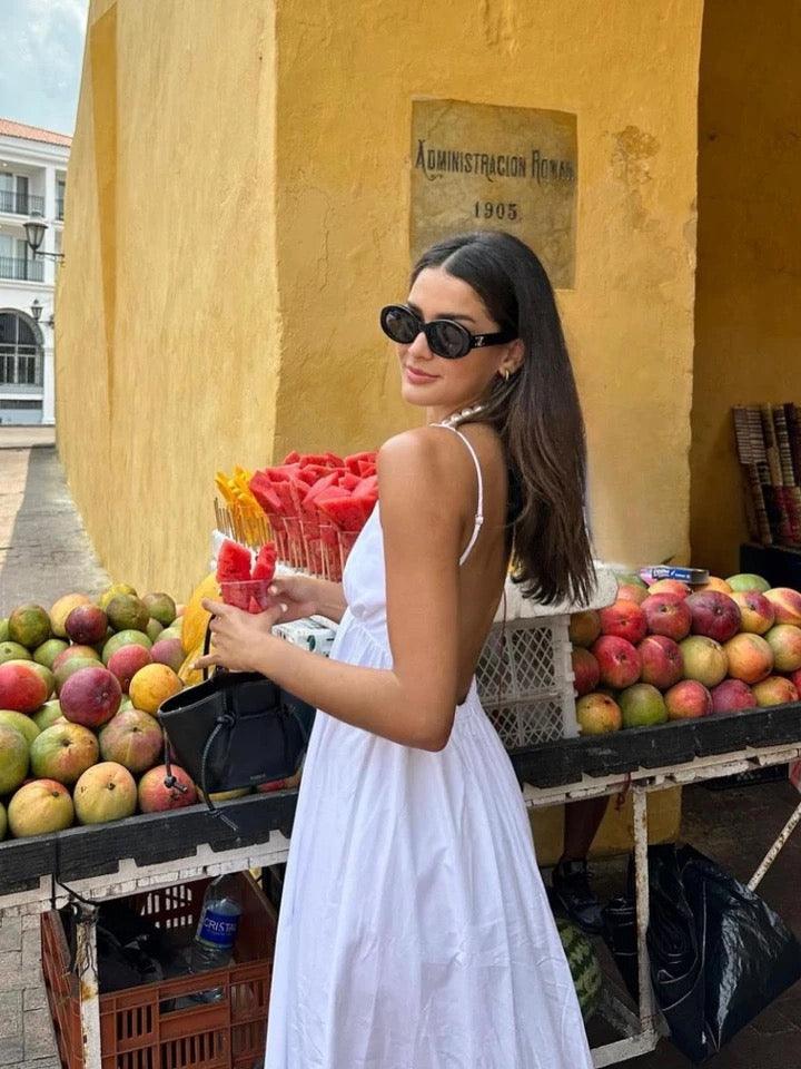 Summer Dream Maxi Dress in White - Image 4