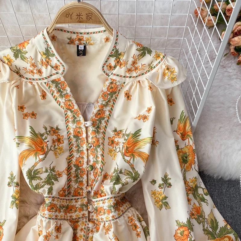 Sunshine Summer Vintage Dress in Yellow - Image 2
