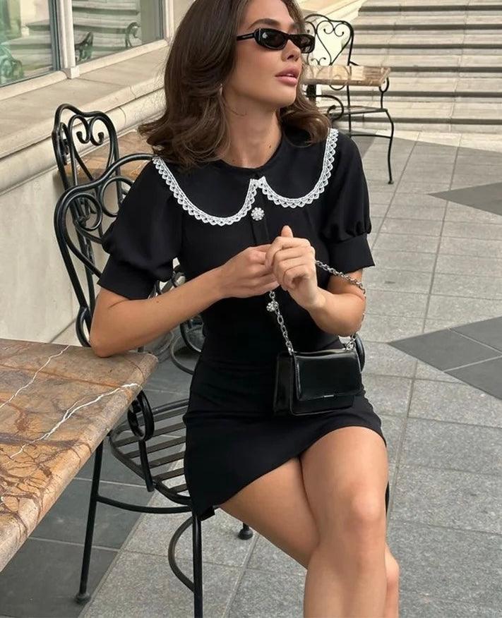 Suzie Doll Collar Statement Dress - Image 8
