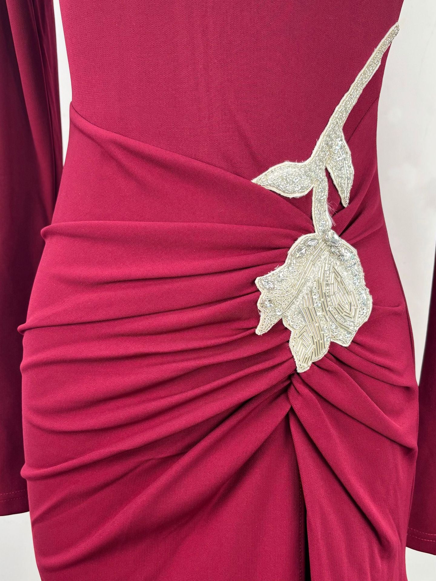 Svea Embellished Slit Maxi Dress - Image 7