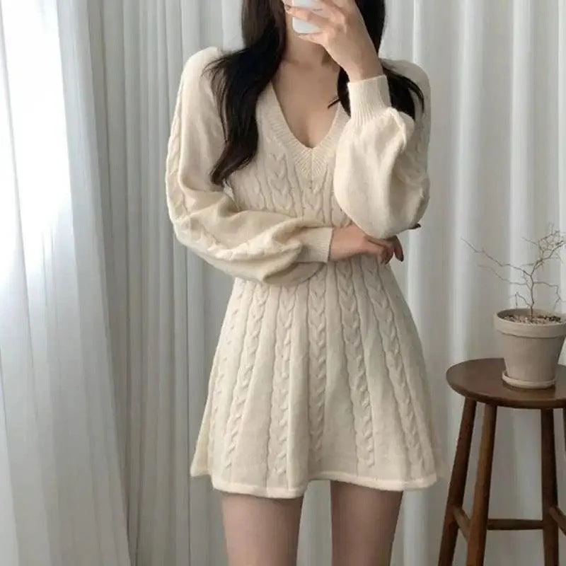 Taron Knitted A- Line Dress - Image 4