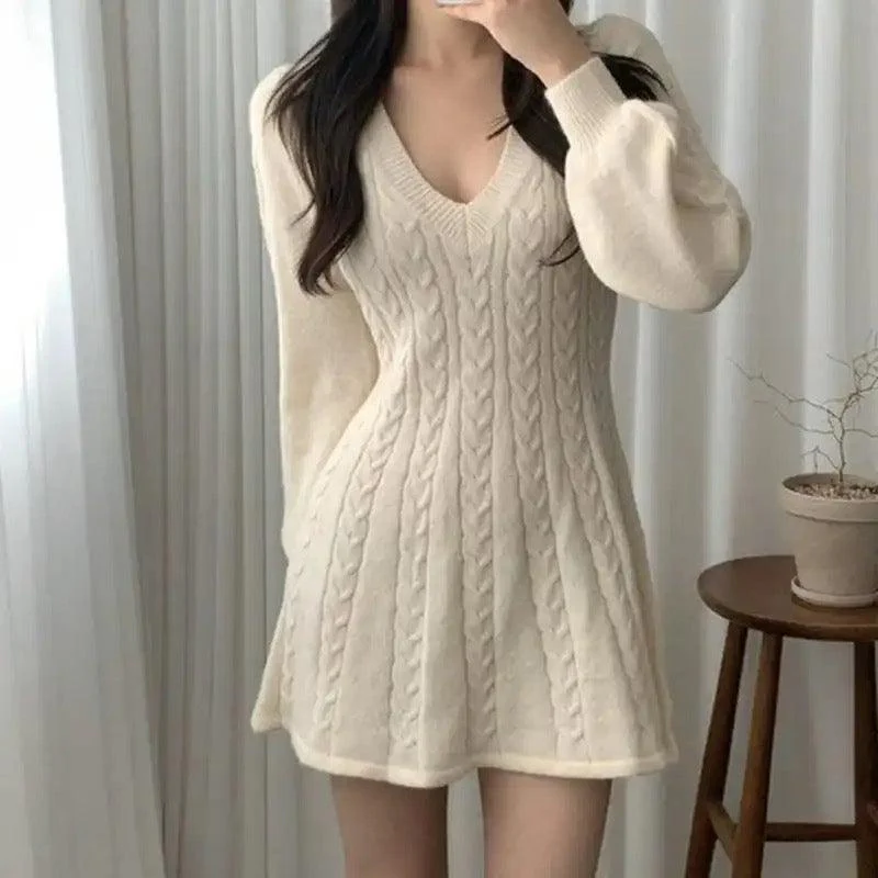 Taron Knitted A- Line Dress - Image 7