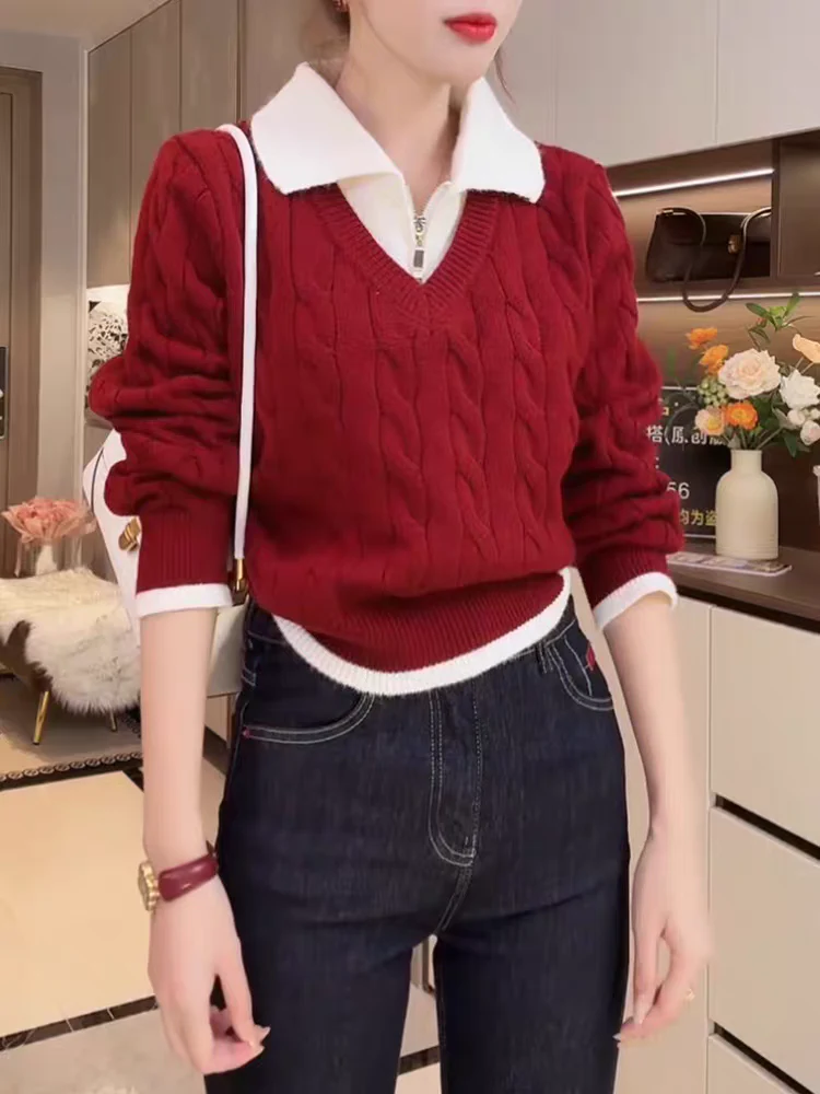 Thea Luxe Zipper Pullover - Image 4