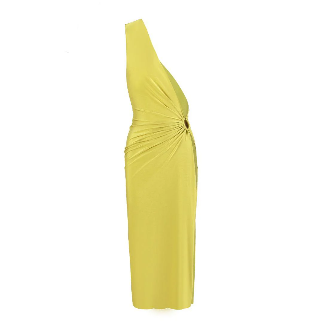 Trope Luxe Swimsuit With Coverup In Yellow - Image 10