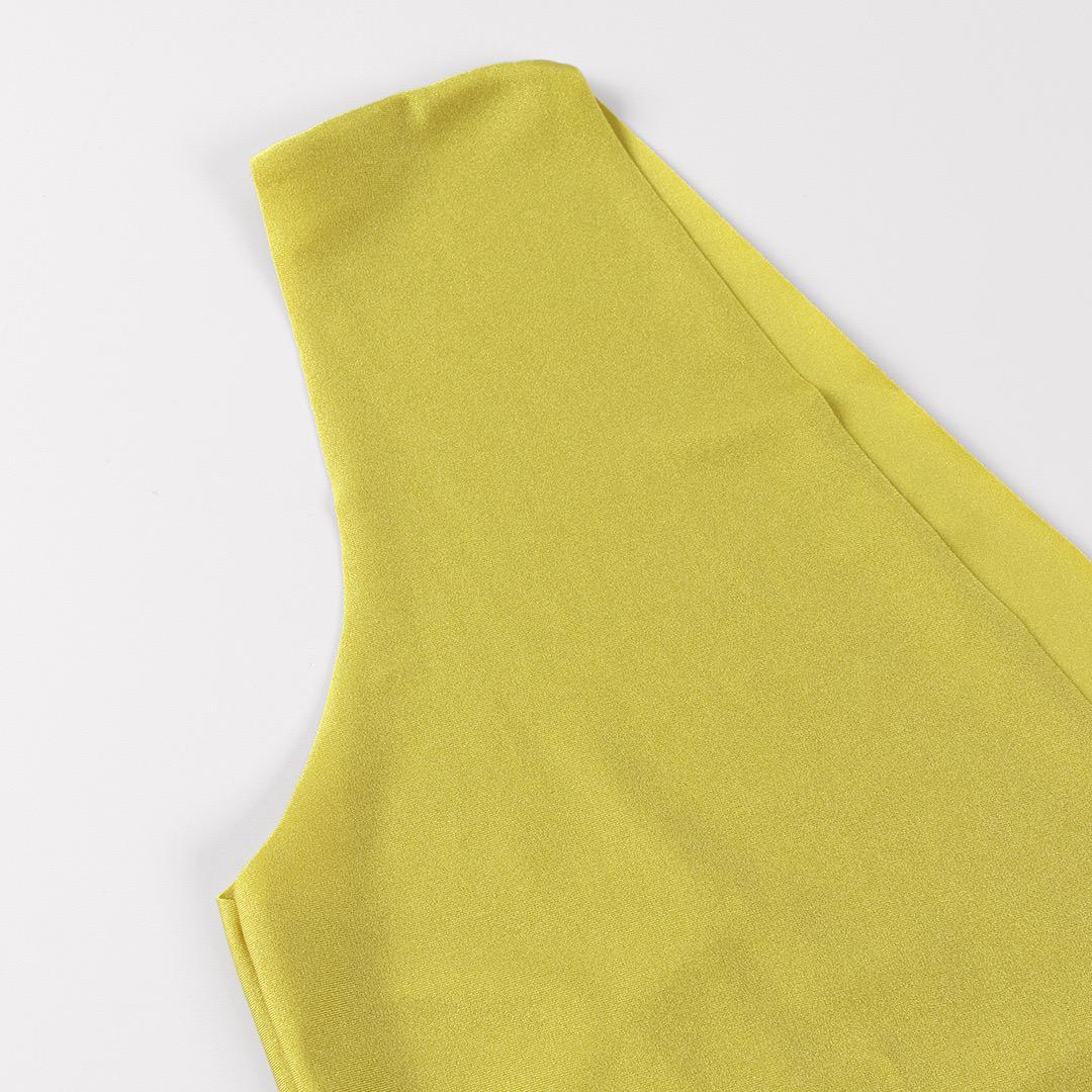 Trope Luxe Swimsuit With Coverup In Yellow - Image 12
