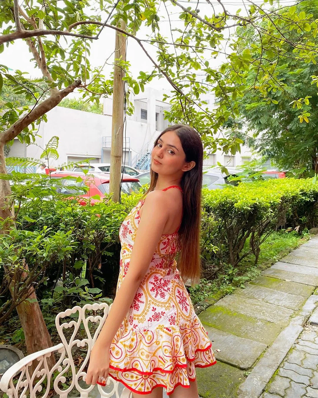 Tropea Luxe Summer Dress In White - Image 3