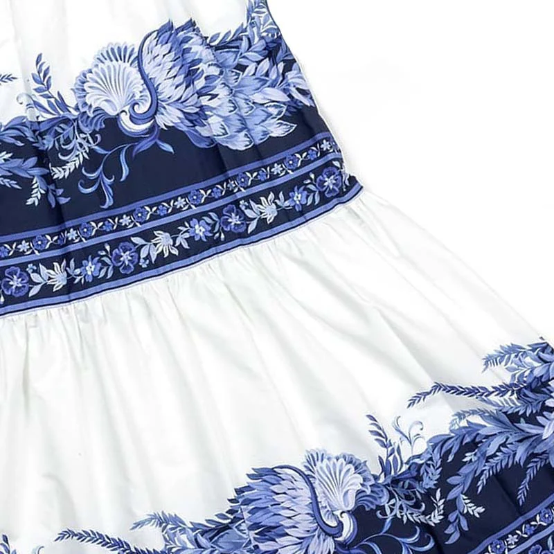 Valeska Printed Swimsuit With Skirt - Image 8
