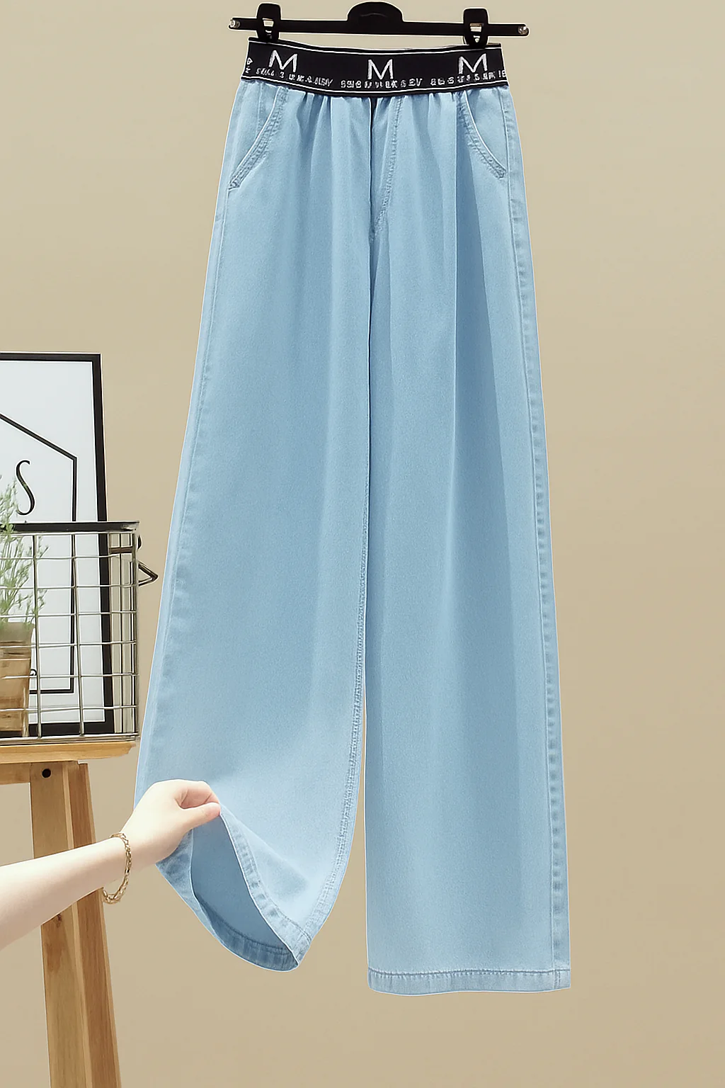 Velora Summer Coord Set In Light Blue - Image 2