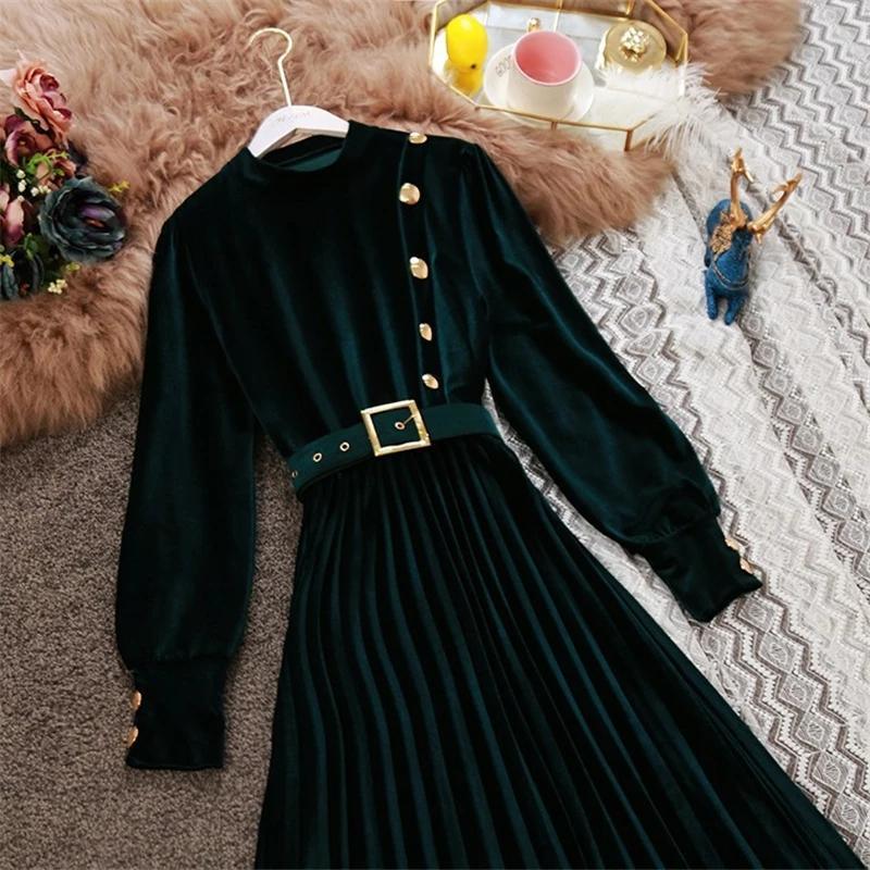 Velour Miranda Dress - Image 2