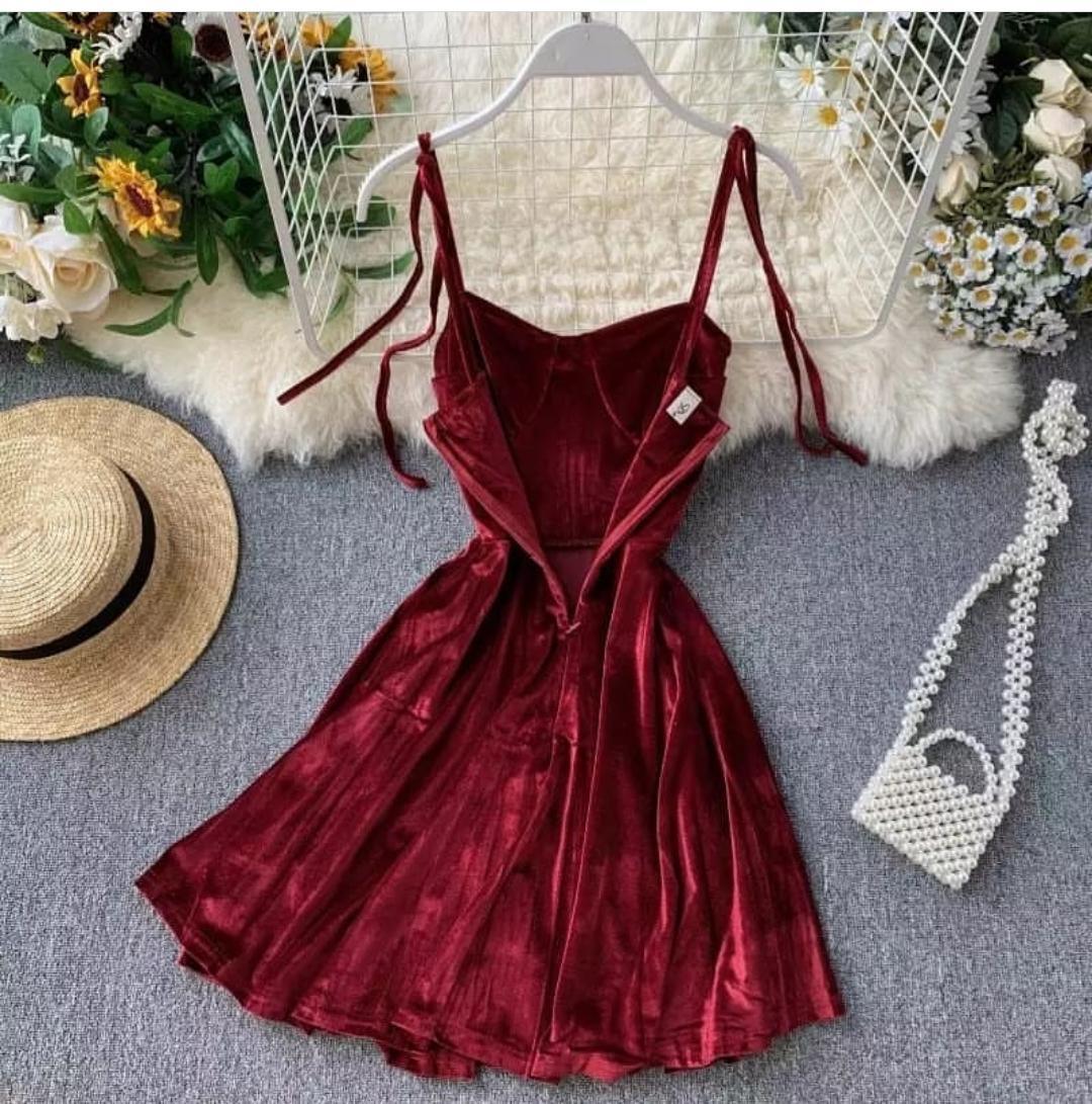 Velour Skater Dresses - Image 5