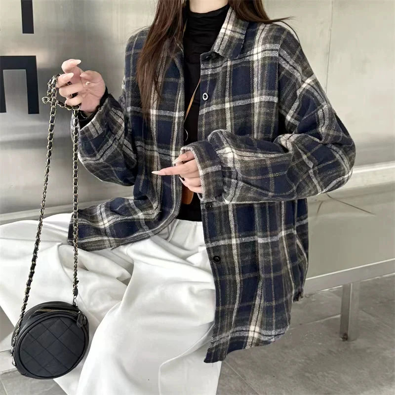Vera Wollen Plaid Shirt - Image 3