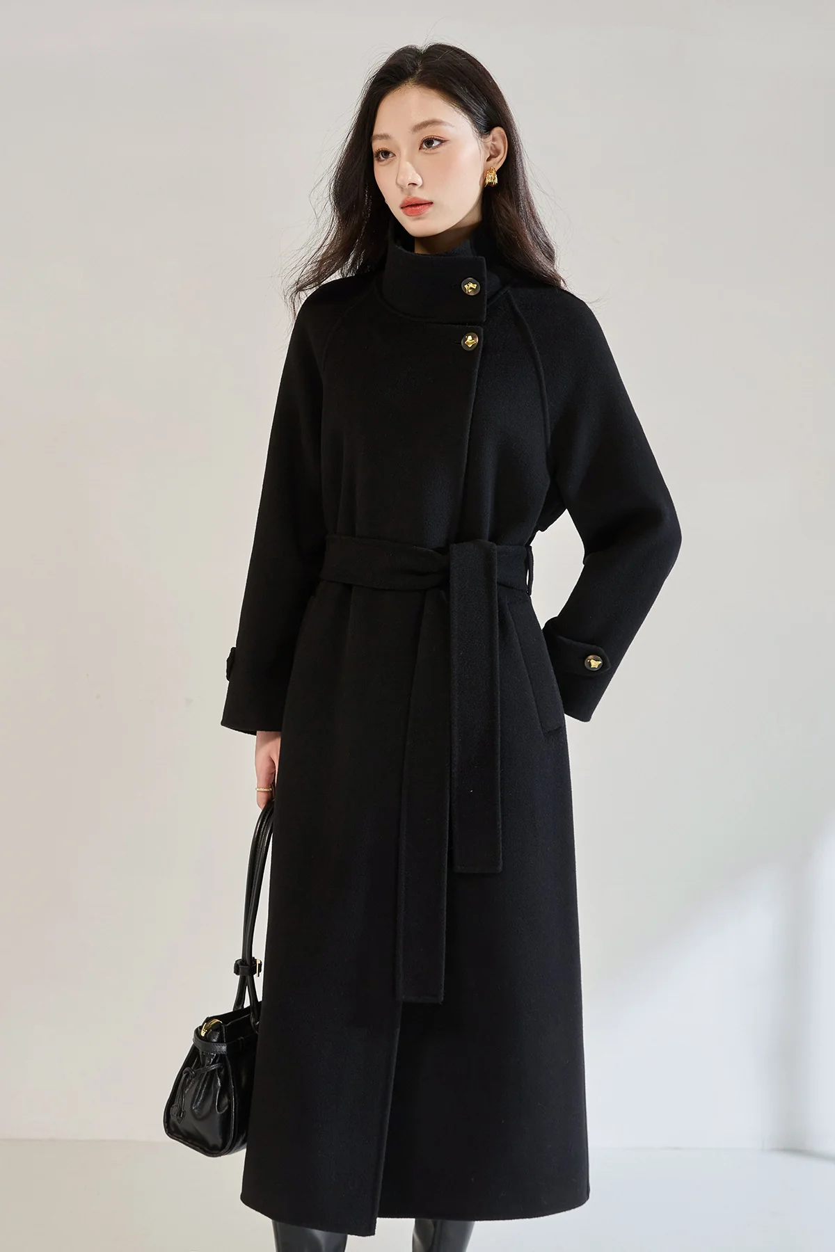 Veronica Luxe Overcoat With Belt - Image 2
