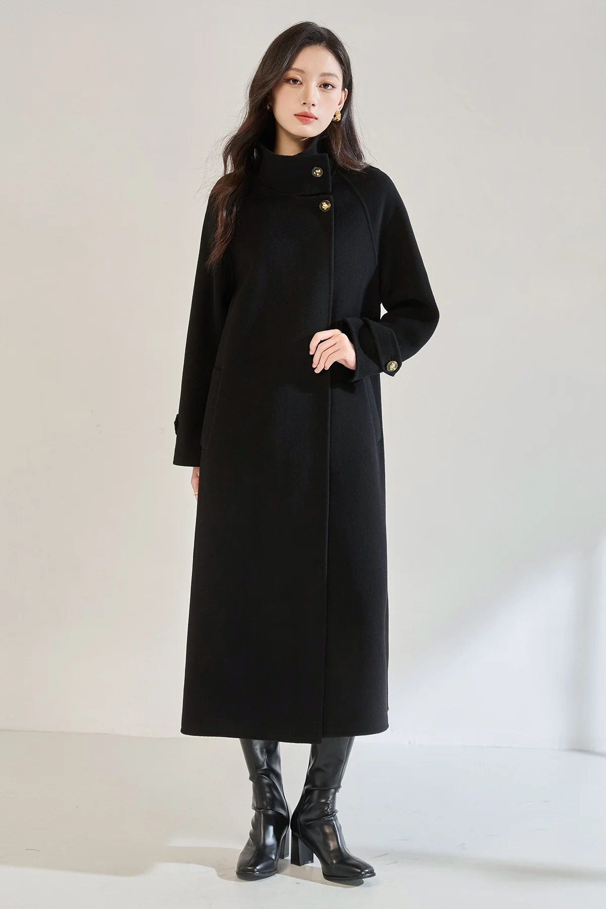 Veronica Luxe Overcoat With Belt - Image 7