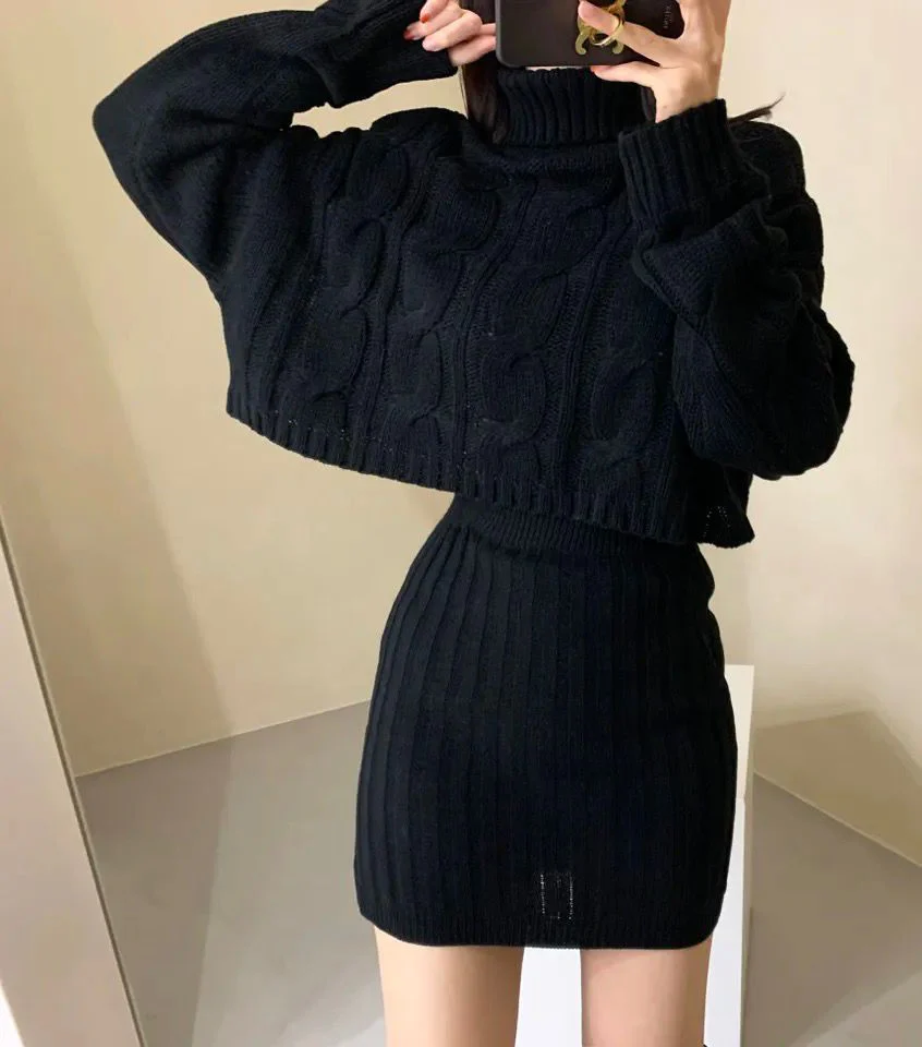 Vienna Premium Winter Skirt Coord Set - Image 7