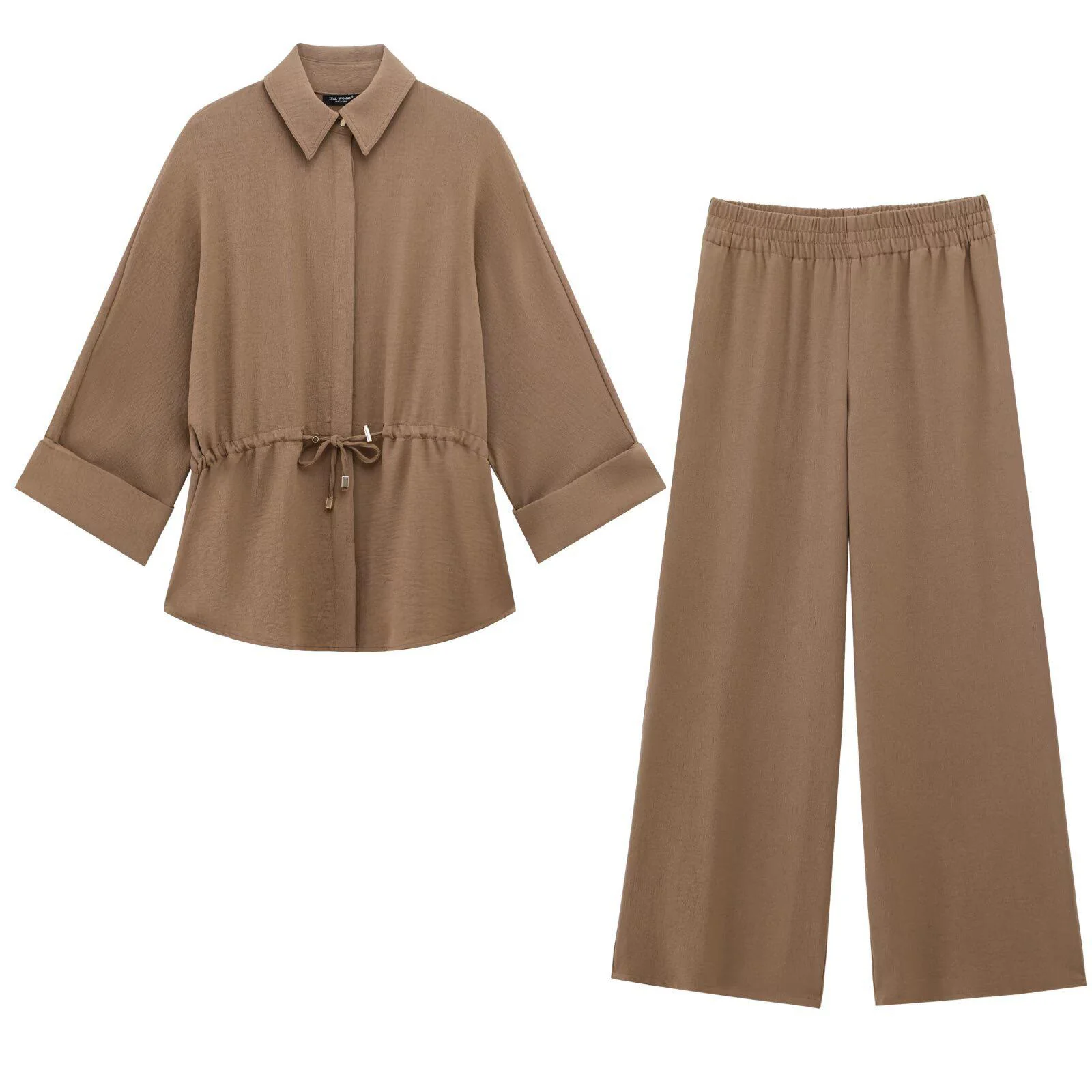 Willy Summer Two Piece Set In Brown - Image 6