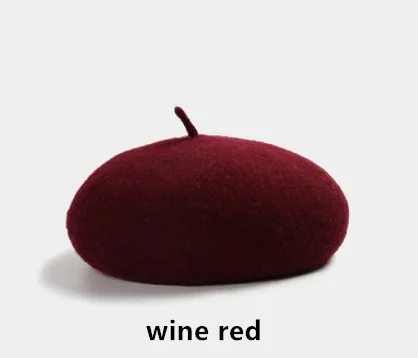 Woolen Soft Felt Beret Hats - Image 4