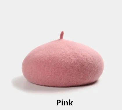 Woolen Soft Felt Beret Hats - Image 8