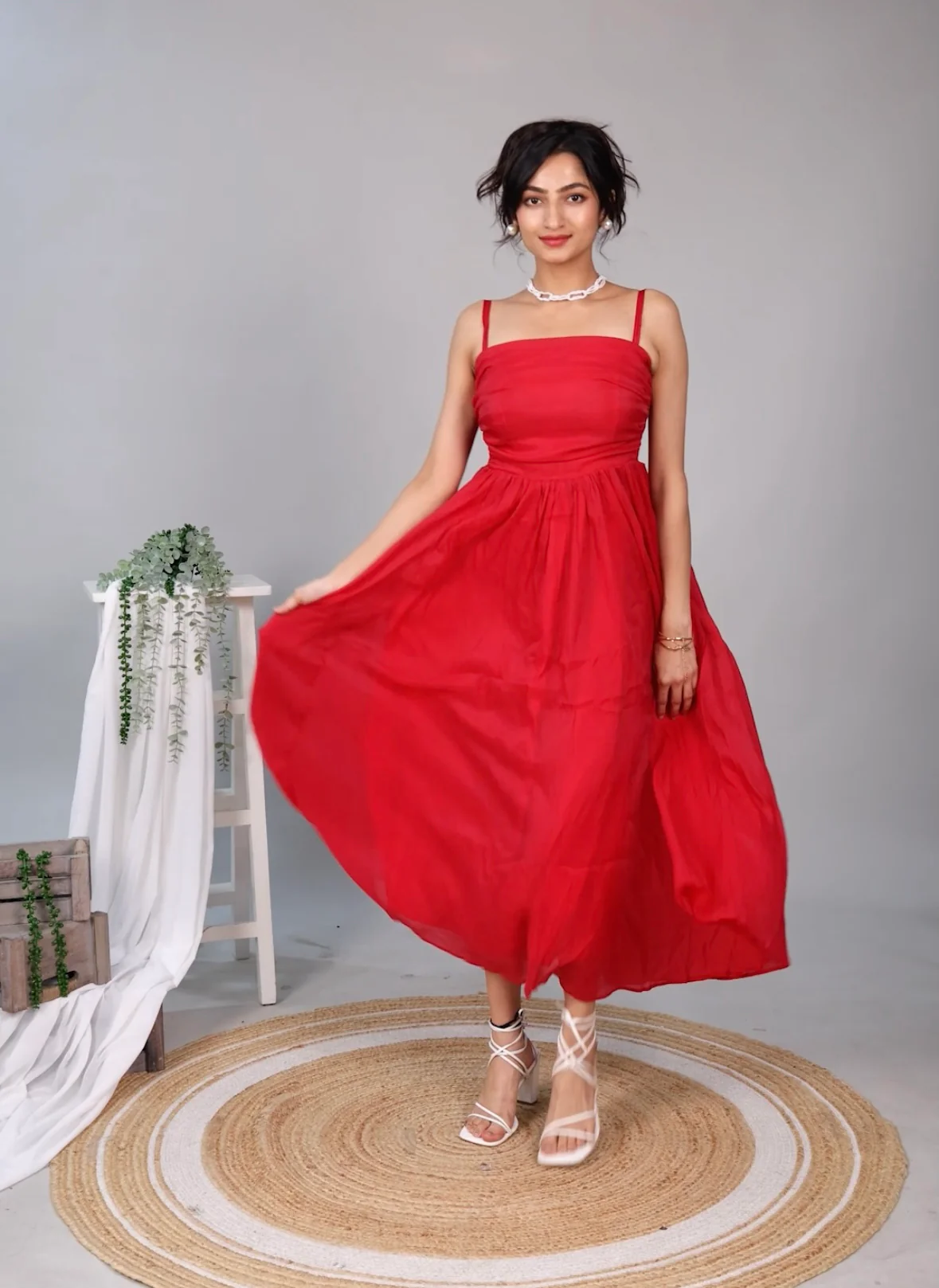 Zeus Hot Pink Maxi Dress - Image 7