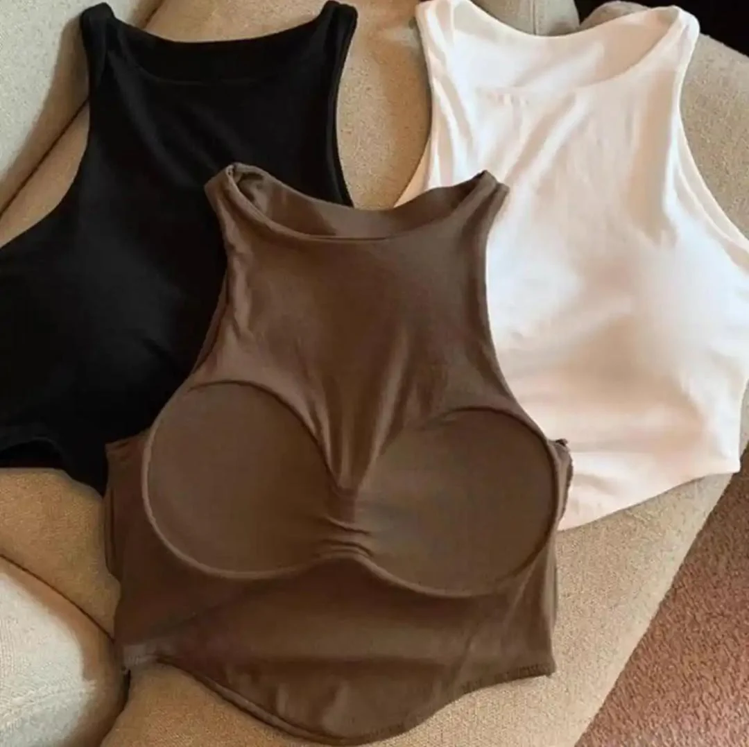 Zia Tank Top With Inbuilt Bra - Image 8